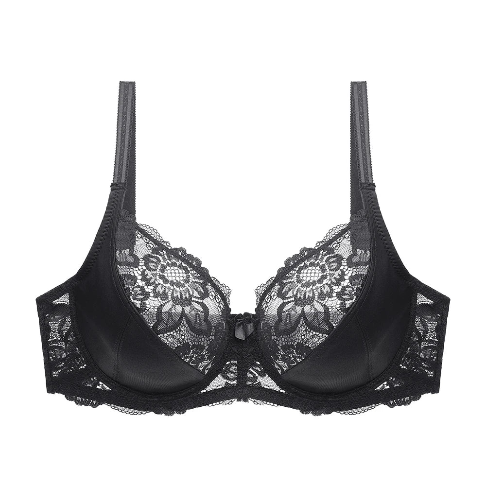 Sutien de damă DAY DAY FUN 2025 - Sutien elegant din dantelă cu armătură, mărimi plus CDE 80-105