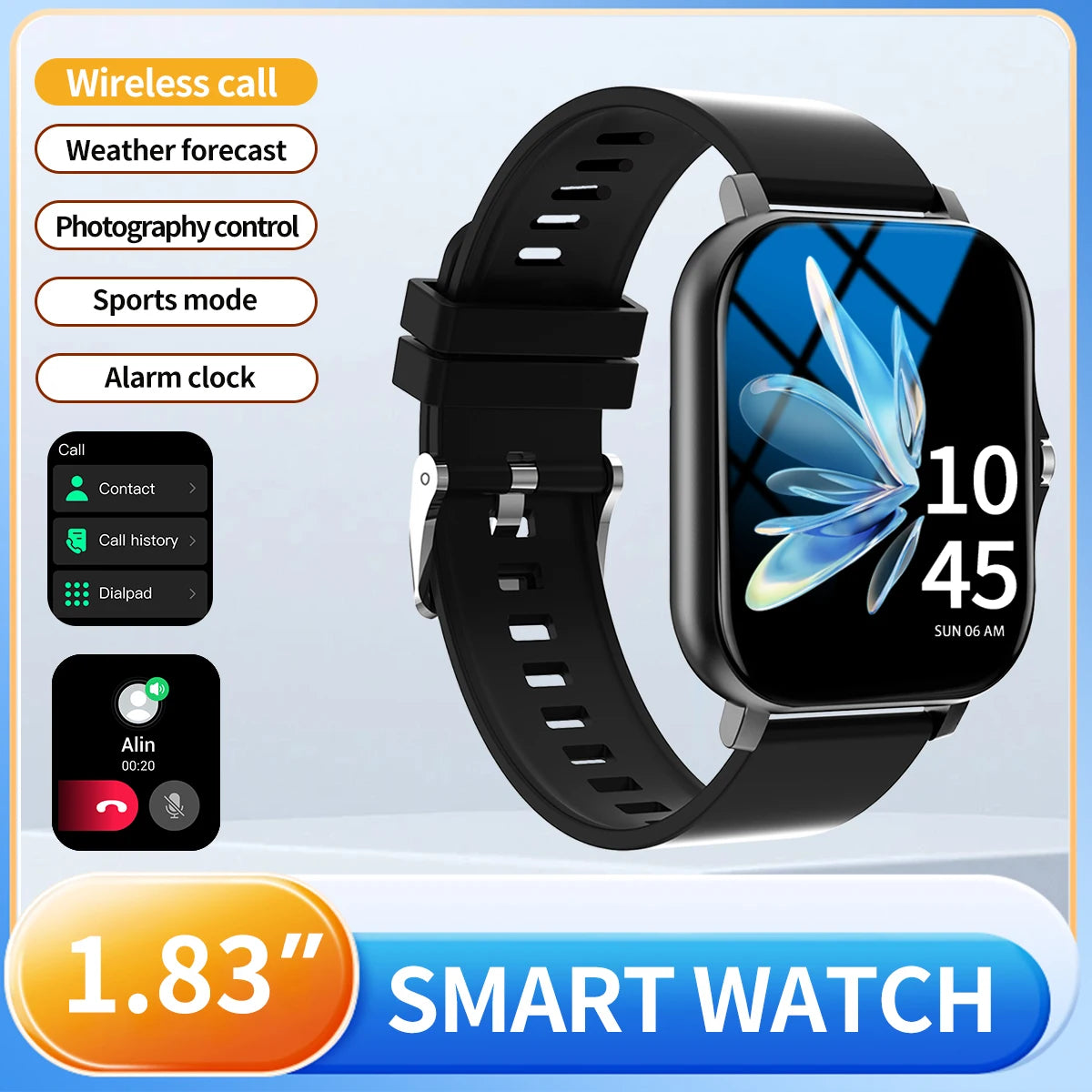 Smartwatch 2025: Outdoor Sports Wireless Calling - Multifunktional Herren Damen Sport Collection