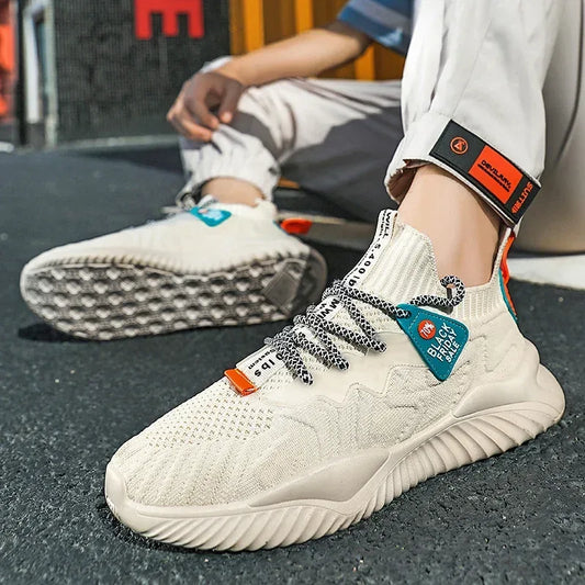 Tenis Men Sneakers Running Mens Casual Shoes Luxury Sneakers Trainer Race Breathable Shoes Fashion Mesh Loafers Shoes for Men - Golden Bridge Store