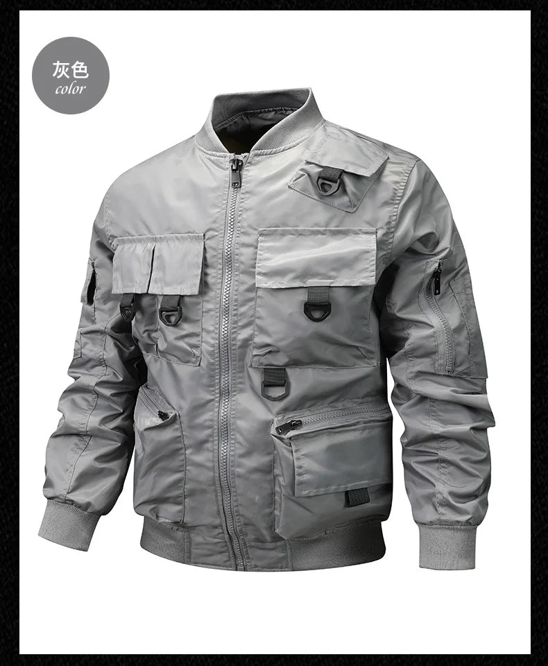 Alpha Ranger Baseballjacke Winddicht - 3 Taschen, M