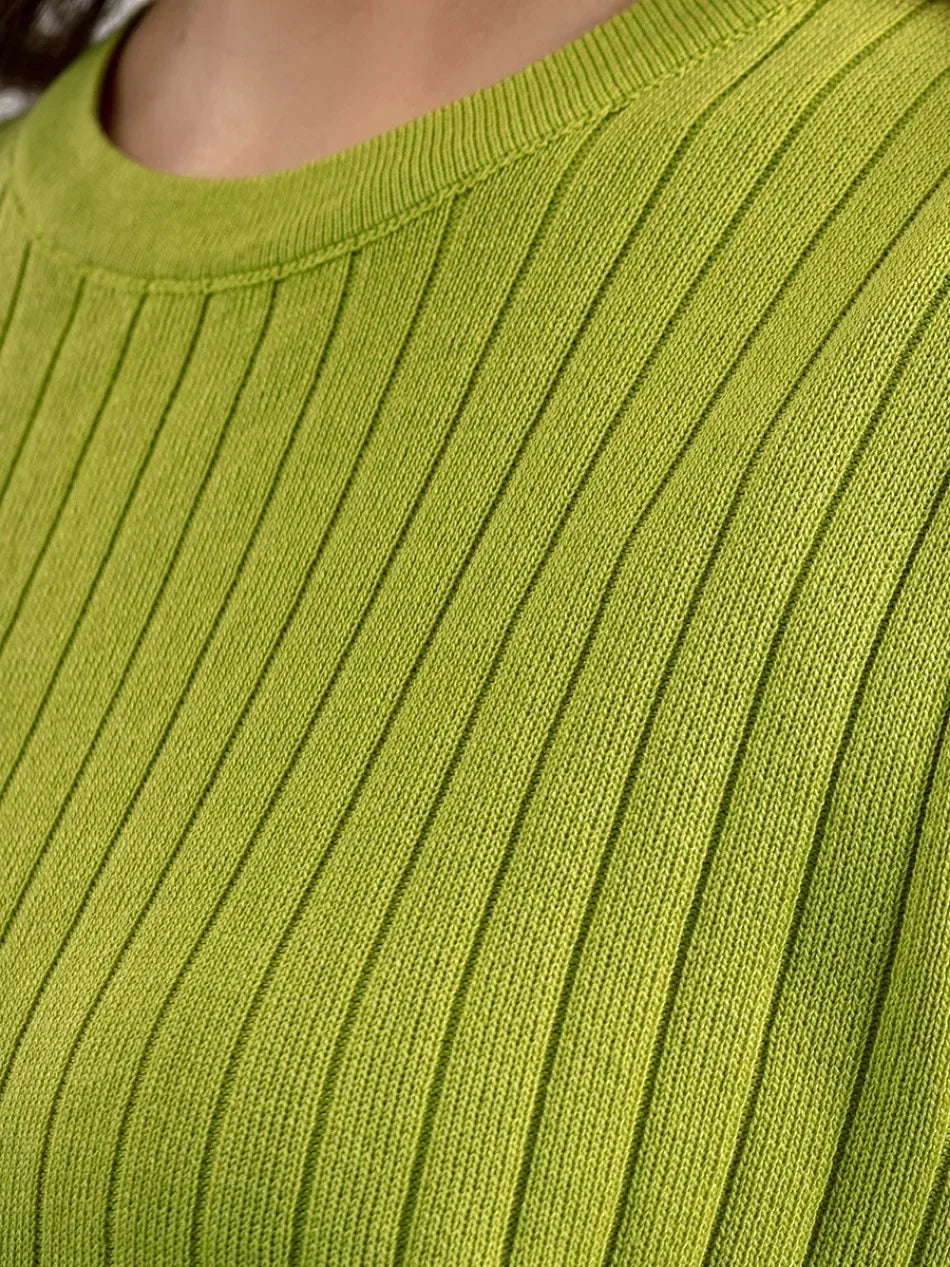 Elegant 2-Piece Sets for Women, Casual Knitting, Sleeveless, O Neck Tops, Loose Lace Up, Wide Leg Pant Set, Summer Fashion, New