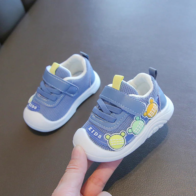 LunaKids Mädchen Sneaker Atmungsaktiv - Mesh Größe 24 30