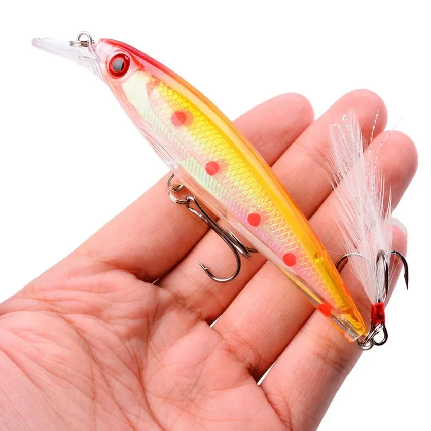 AOracle Laser Minnow Schwimmköder - 11cm 13g 0.6-1.8m
