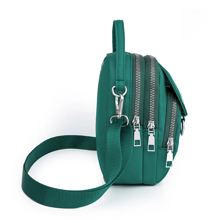 Women's crossbody bag with adjustable shoulder strap, zipper closure, lightweight and fashionable, suitable for daily use, casua