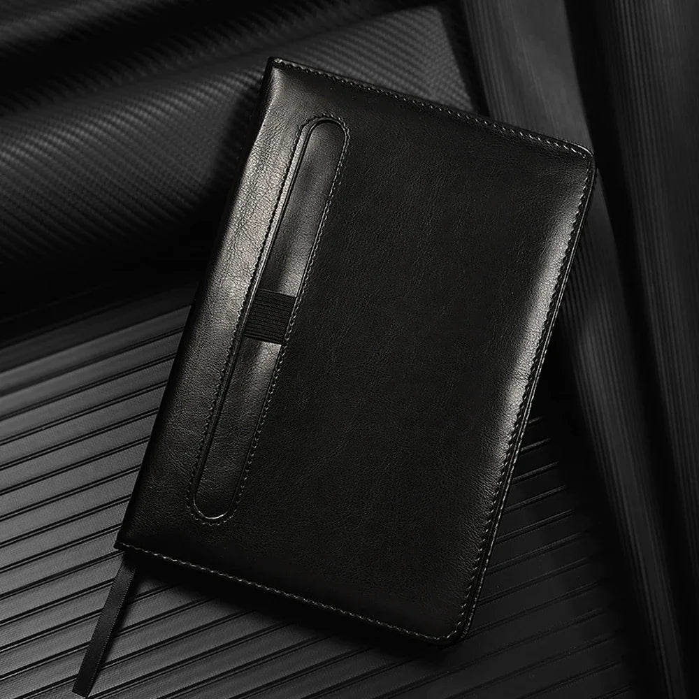 New for Hongdian A5 Notebook Business Office Notepad Student Diary Exquisite Notebook Portable Leather Thickened Customization