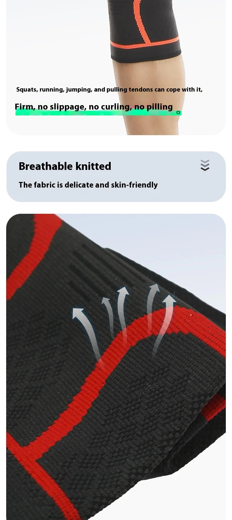 Silikon Rutschfest Nylon Knie Pads 2025 - Outdoor Sports Atmungsaktiv - Laufen Basketball Badminton Radfahren Bein Guards Home Textile
