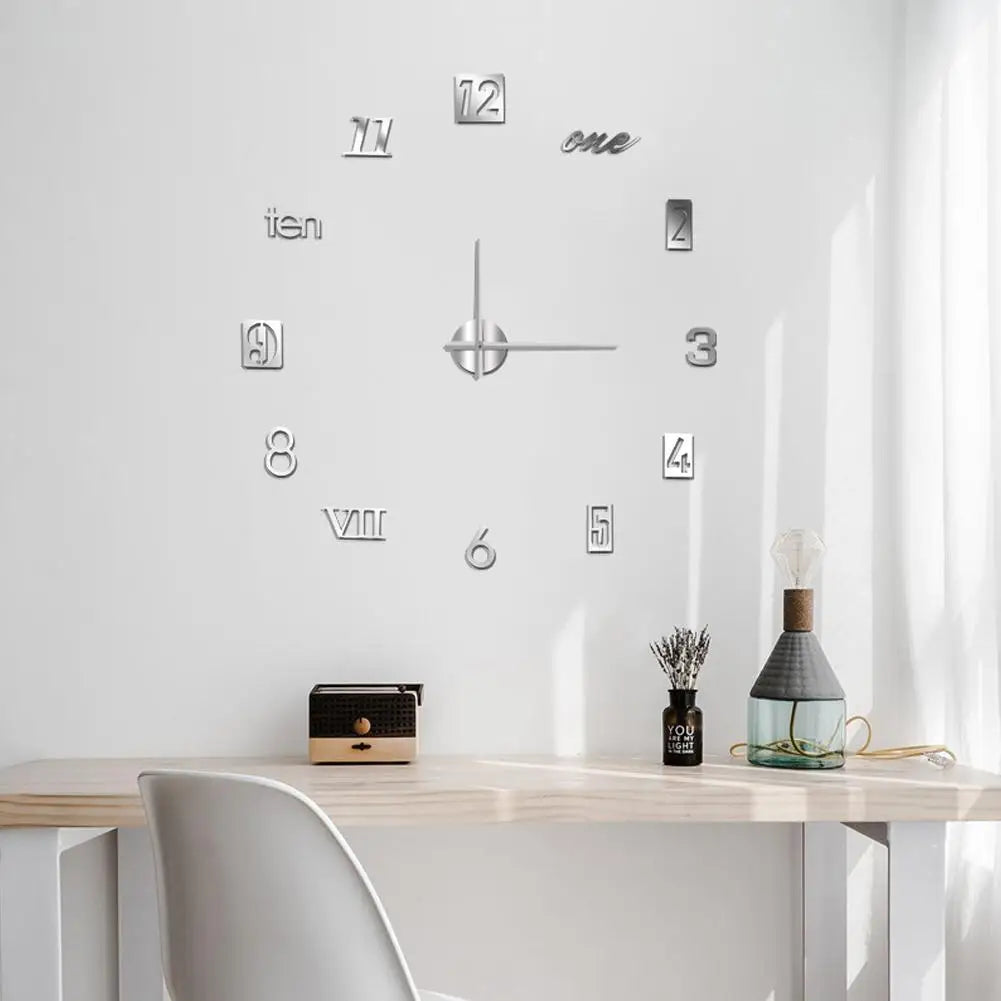 Hign Concerned 3D Leuchtuhr - Rahmenlos Acryl 30cm DIY