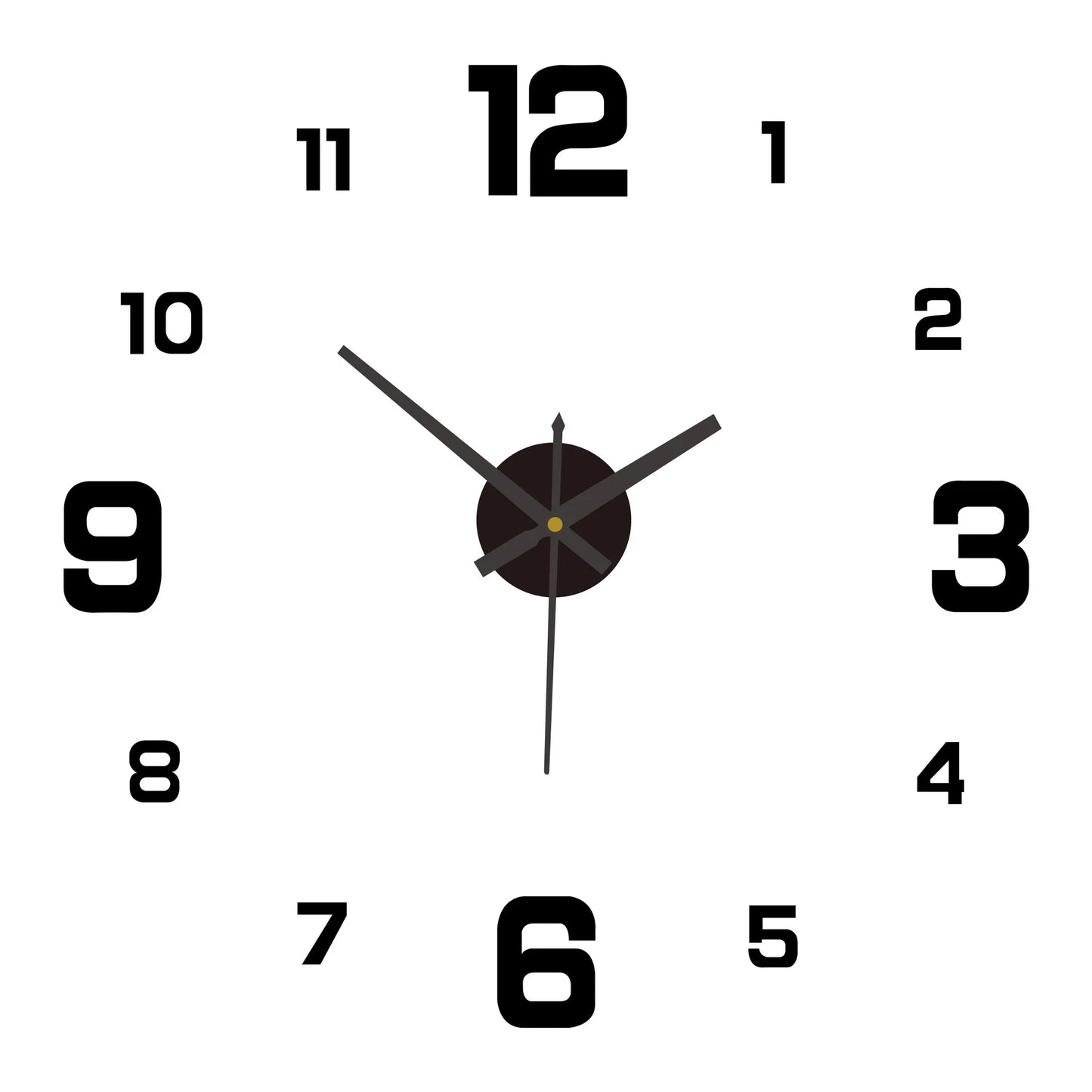 DIY Wall Clock Wall Decoration Home Silent Clock Living Room Office Wall Decoration Wall Decoration Clock