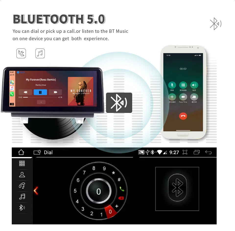 BMW CarPlay System 2025 - Wireless Android 14 Multimedia für X5 E70 X6 E71