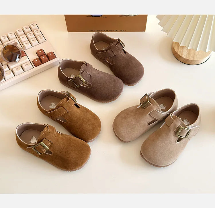 Kinder-Schuhe 2025: Birkenstock-Style Leather-Loafers - Baby Moccasins Collection