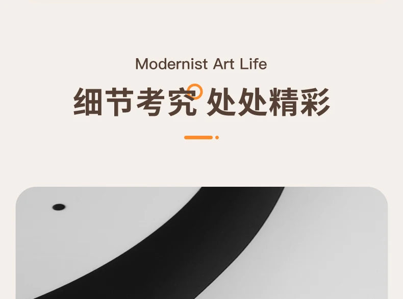 Cream Style Living Room Decoration with LED Light Wall Clock New Home Decor Creative Swinging Clock