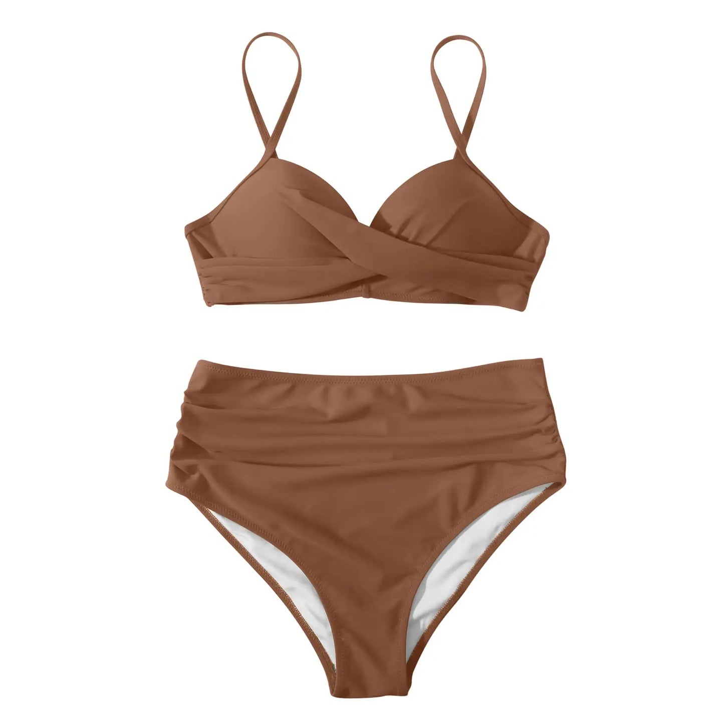 Vintage High Waist Bikinis: Push Up Schwimmbekleidung Bedruckt - Frauen Schwimmanzug Damen Strandmode Sommer Bademode Retro-Charme