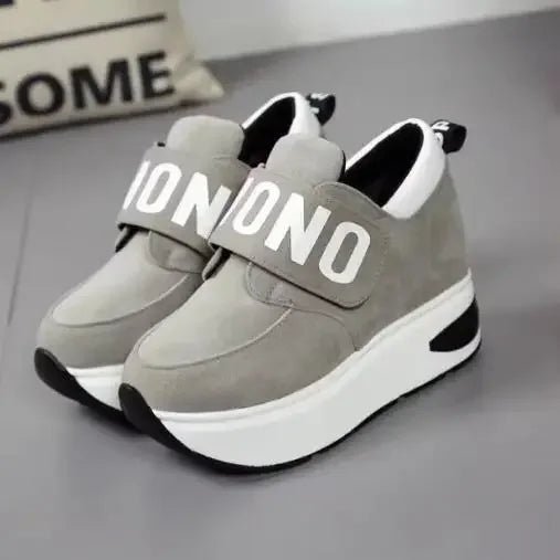 NEW Platform Wedge Sneakers Ladies Shoes Sneaker Casual Shoes Trainers Women Female Shoes Black Red Sneaker Women Tenis Feminino
