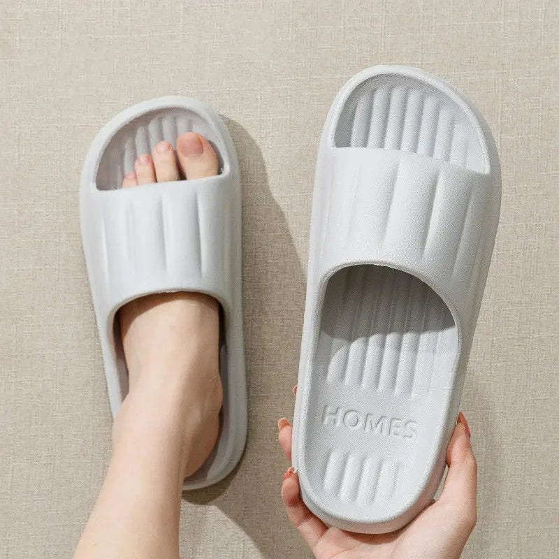 Heim Hausschuhe Frauen Männer Sommer Sandalen Weich EVA Slides Strand Flip Flops Paare Badezimmer Rutschfest Schuhe