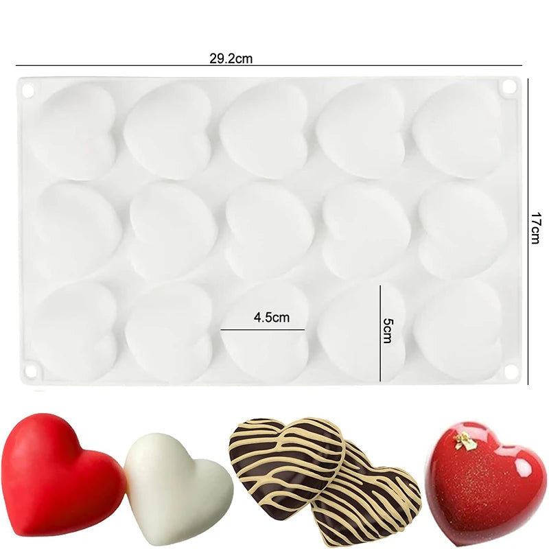 Silicone Pastry Mold 3D French Dessert Mousse Cake Baking Pan Chocolate Candles Soap Fondant Molds DIY Cake Decoration Tools