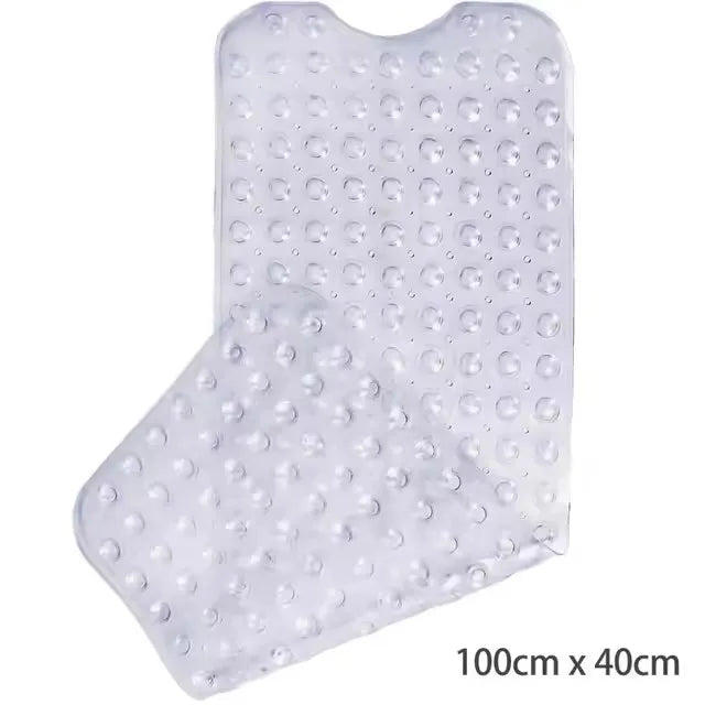 Cute Cartoon Anti-Slip PVC Bath Mats With Sucker 38cm*69cm Bathroom Multi-Color Carpet Bathtub Non-Slip Shower Soft Massage Pad