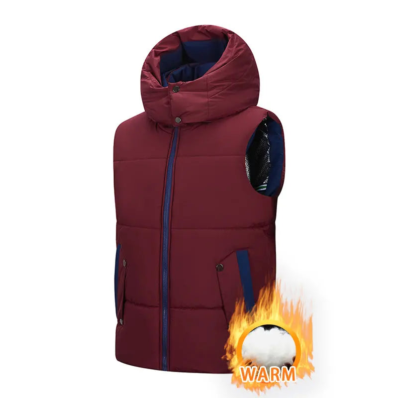 Ippolich Weste Winddicht - Kapuze, Gr. L, Polyester