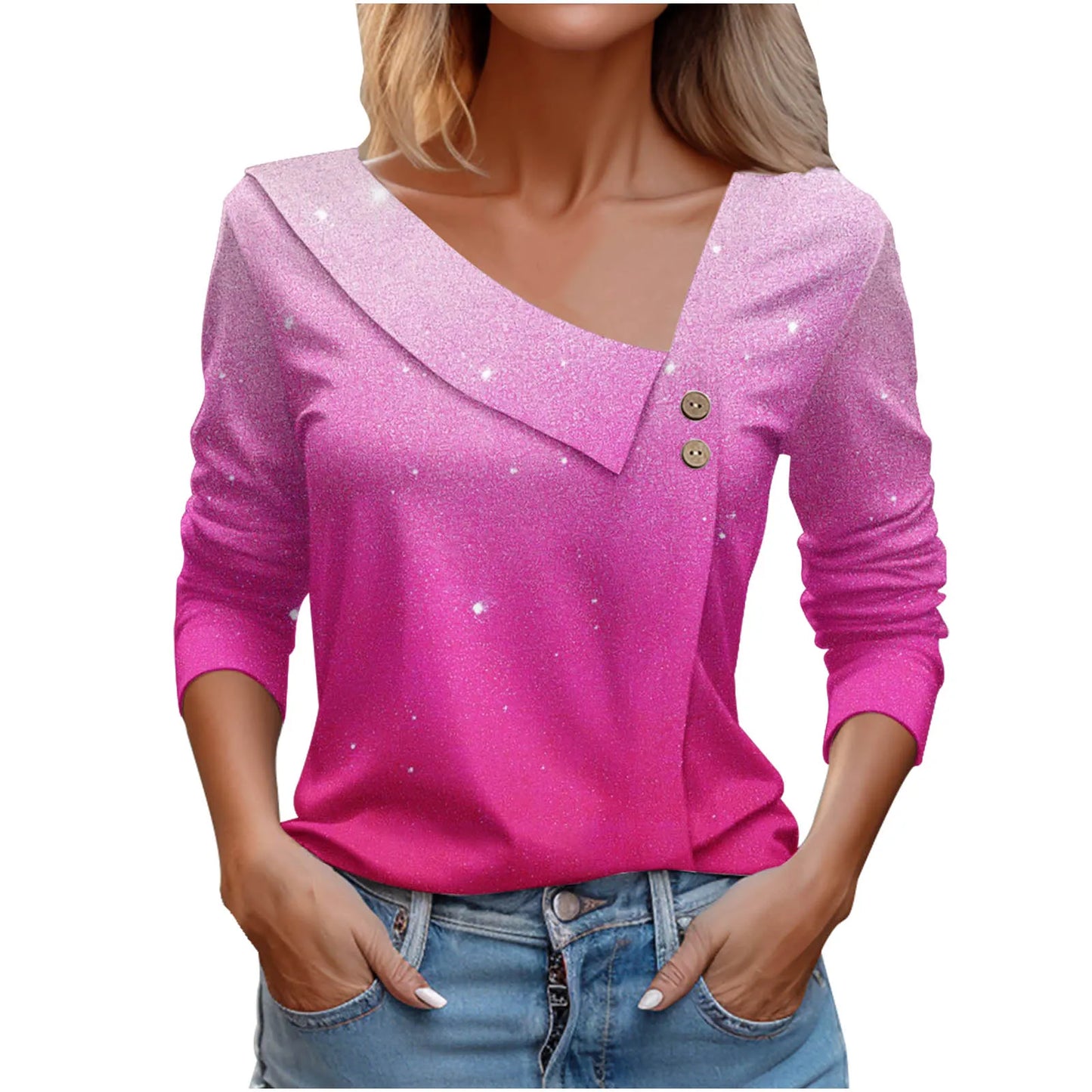 T Shirt For Women Fashion Long Sleeve Top White Floral Print Shirts And Blouses 3D Print Clothes For Women 2025 y2k