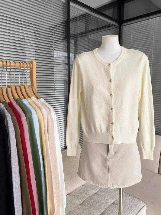 CN Guangdong Cardigan O-Kragen - Größe regulär, Leicht