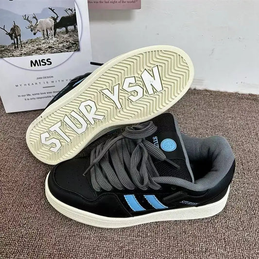 Skate Sneakers Man's New Man Skateboard Bread Shoes Retro National Trend Sport Shoe Wind Board Women Sneaker Y2k