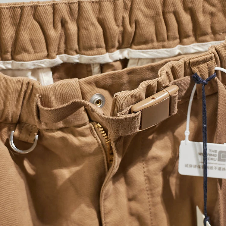 Baggy Verjüngt Casual Hosen Baumwolle Herbst und Winter Gewicht Hosen Herren Arbeitskleidung