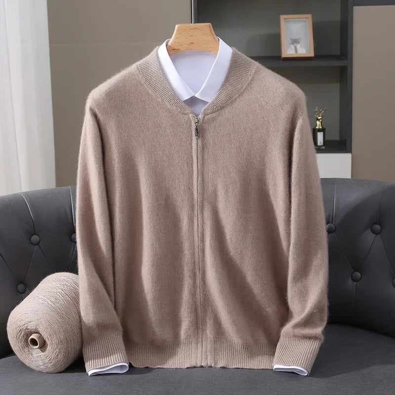 Snaoutofit Stehkragen Reißverschluss - Nerz Kaschmir M