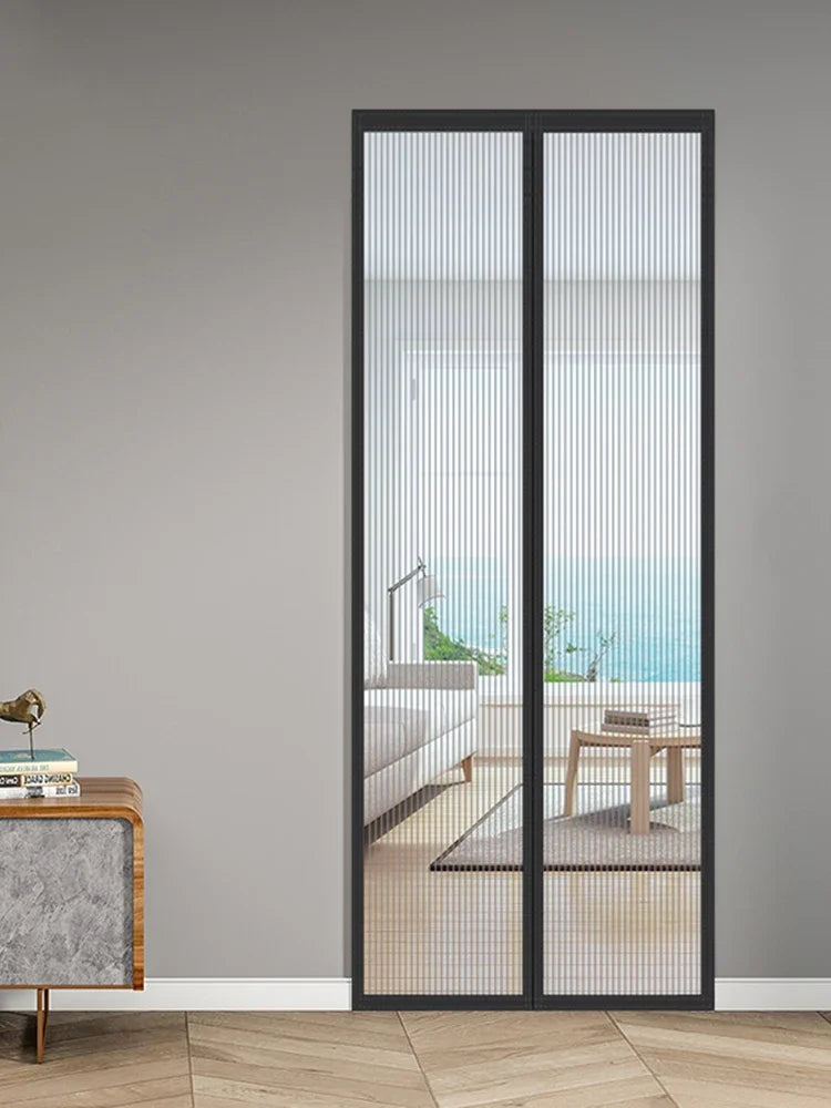 Mosquito Magnetic Screen Door Curtain Net Anti Bug Fly Insect Partition Curtain Mesh Summer Indoor Automatic Closing Door Screen