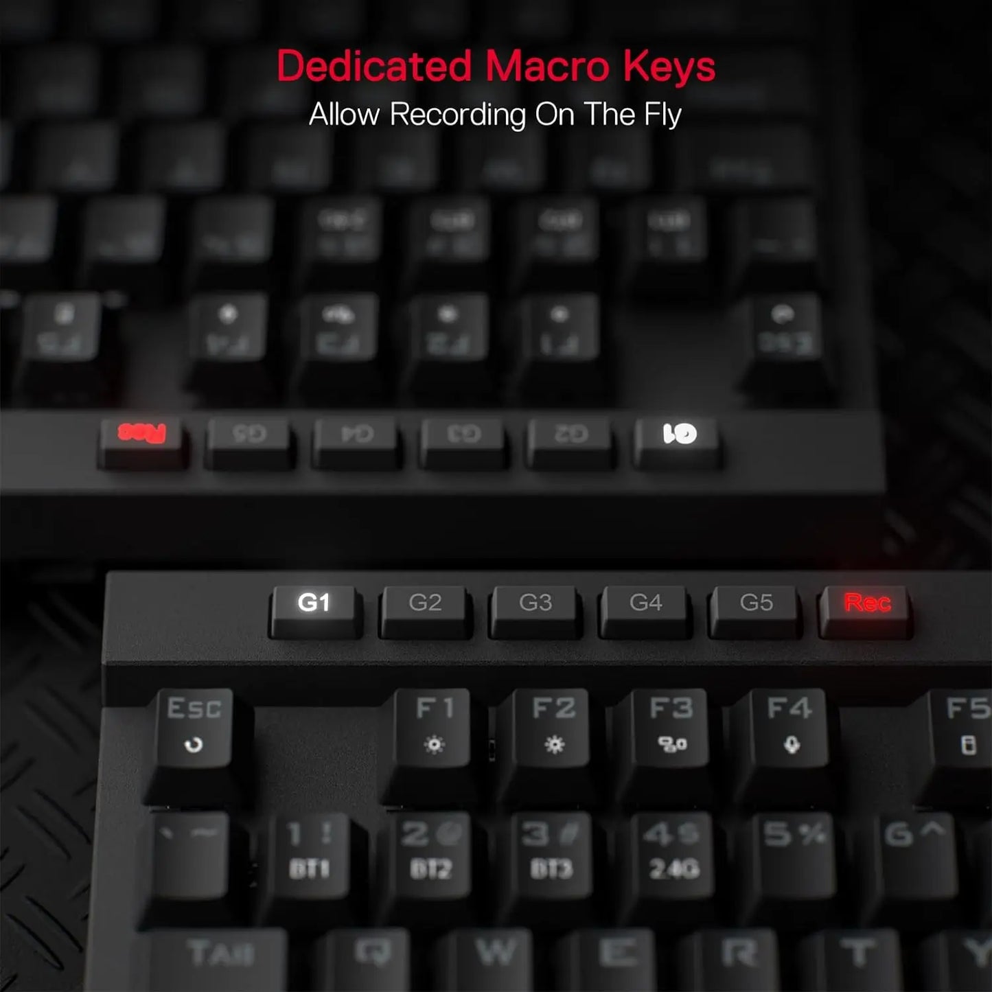 Gaming-Tastatur 2025: Redragon K580 PRO Wireless RGB - 3-Modi 104 Tasten Mechanisch Hot-Swap Collection