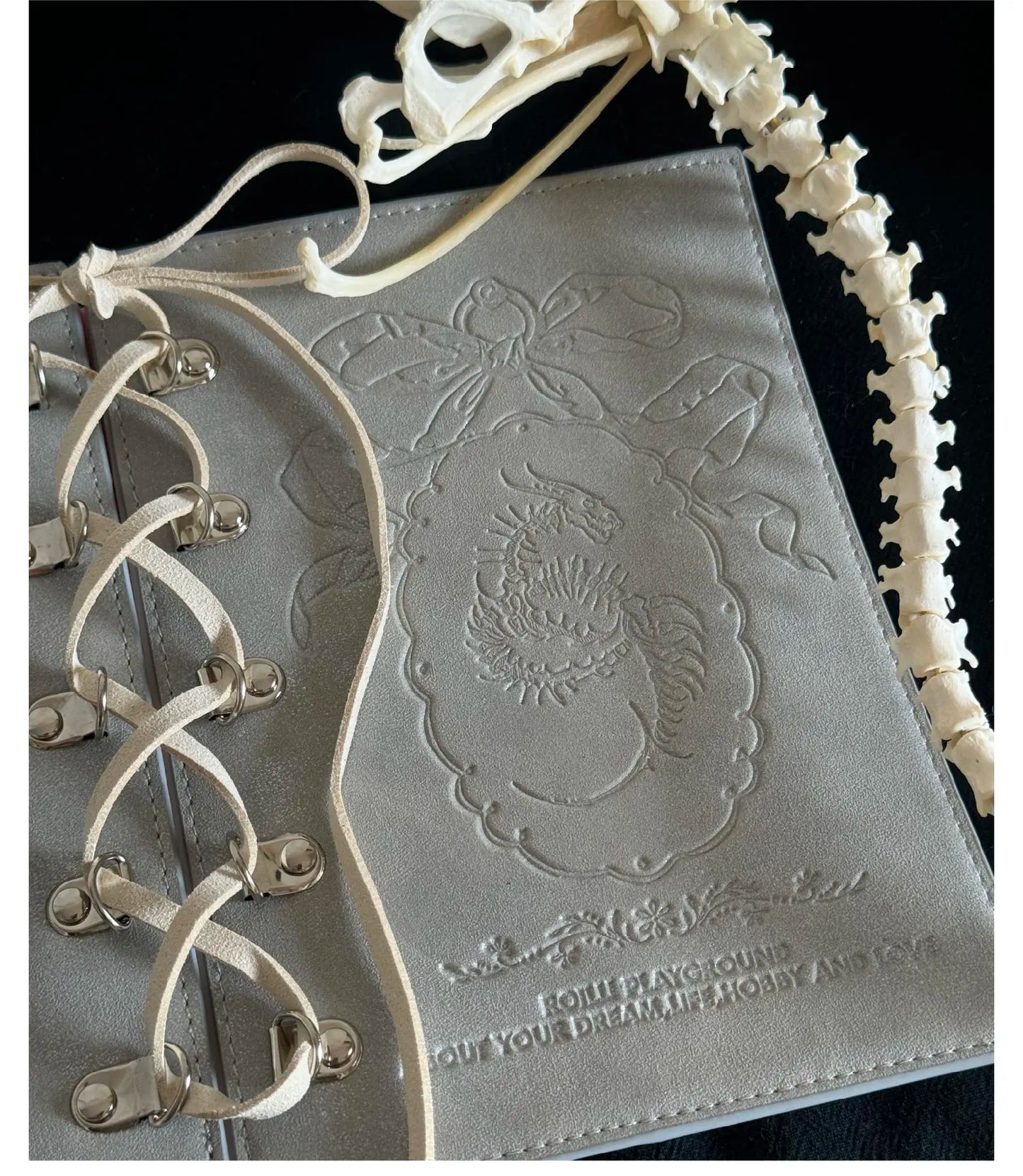 Pu Classical Vintage B6 Strap Notebook Adjustable Cover Thick Planner Pink Blank Paper Diary Rope Note Books Journal Accessories