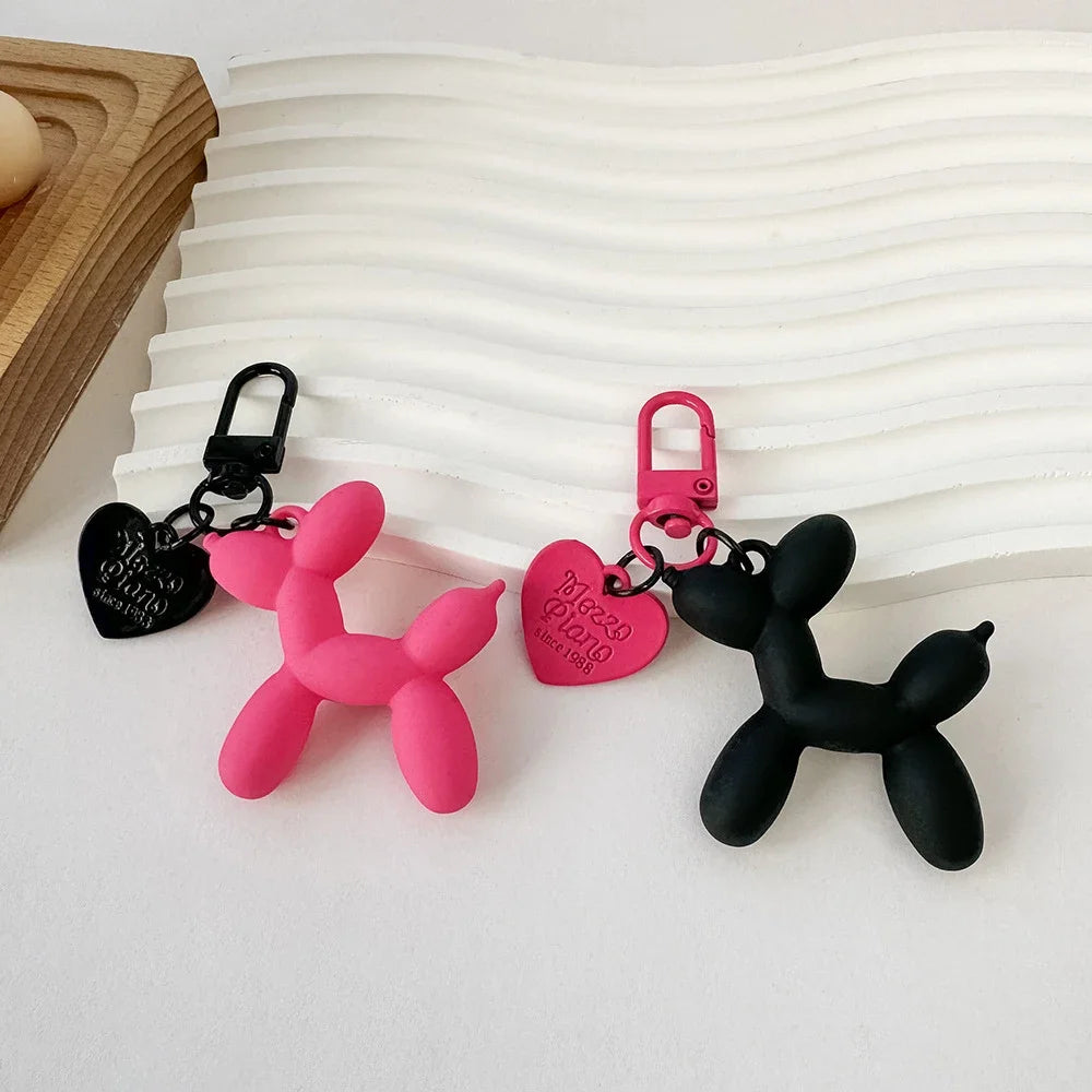 Damen Schlüsselanhänger 2025 - Adorable Balloon Dog Y2k Bag Charms Cute Puppies Acrylic