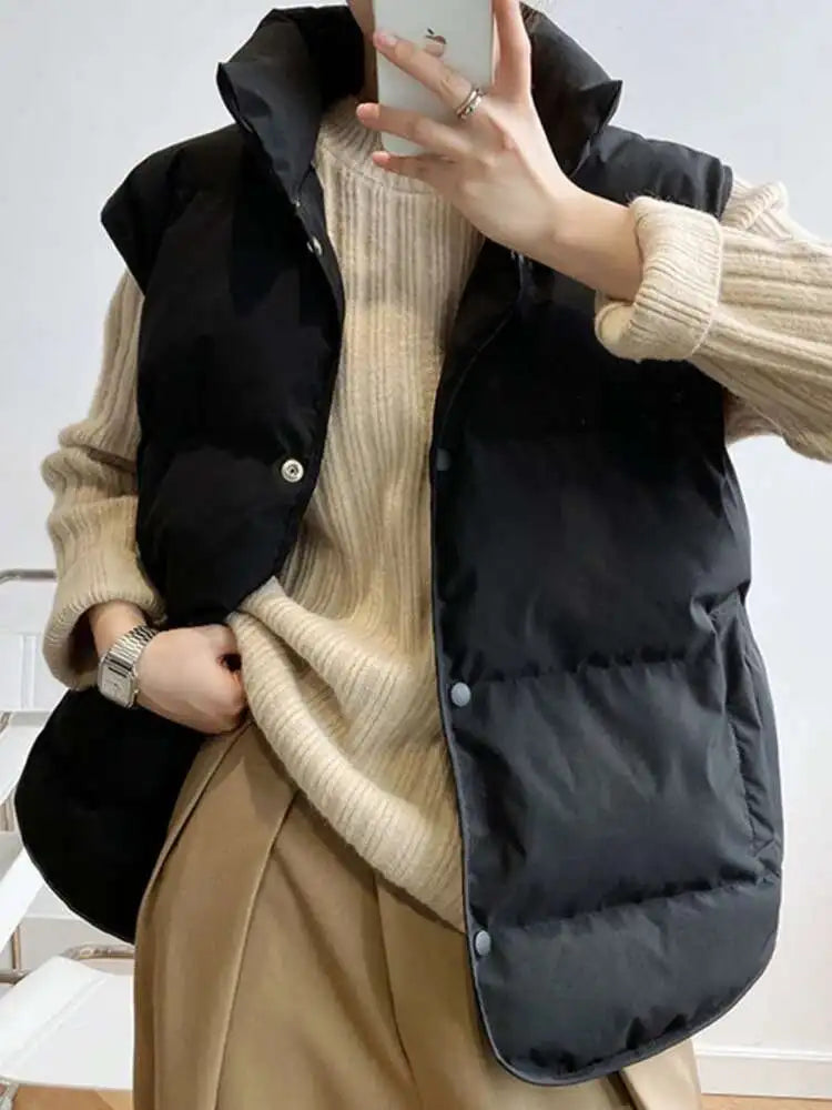 Sheng palae Mode Baumwolle Weste - Ärmellos M Baumwolle