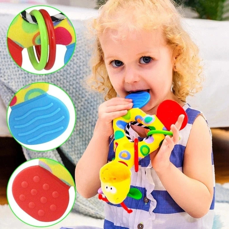 6Types Giraffe Musikspielzeug - Beißring 20cm Plüsch