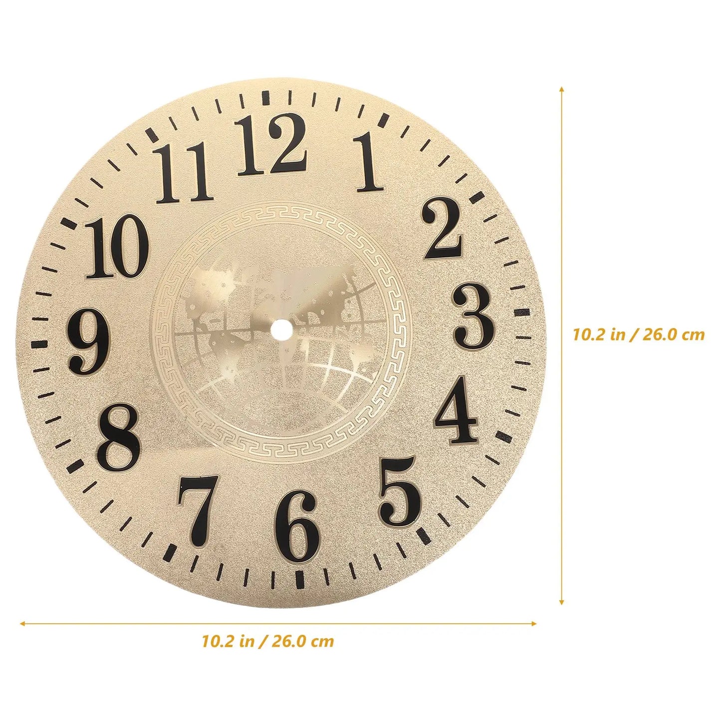 Wall Clock Dial DIY Clock Dial Digital Clock Dial Replacement Clock Dial Accessory Round Clock Dial Wall Dial DIY Clock Part