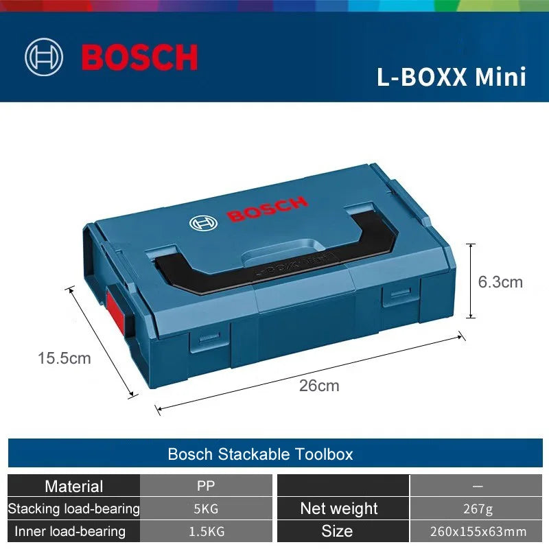 Werkzeugkoffer 2025: Bosch L-BOXX Mini Stackable - Portable Storage Collection