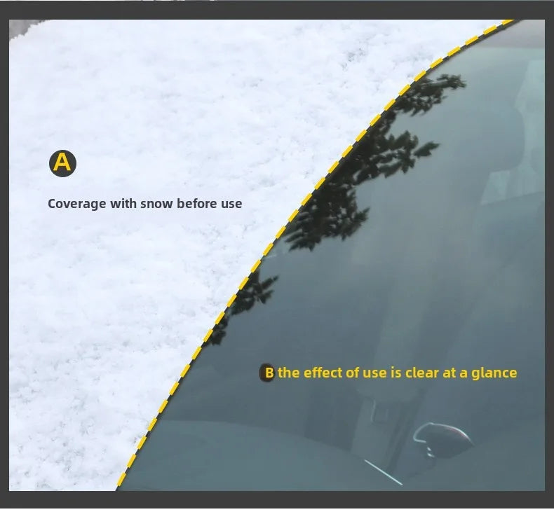 TOFAR Car Snow Shovel Multi-functional Glass Defrost Ice Scraper Snow Sweeping Shovel Winter Window Windshield Clearing Tool