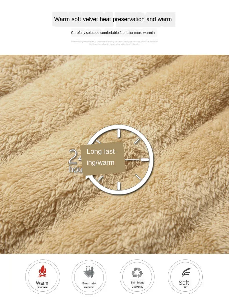 MAINKU Puffer-Weste Leicht Mit Fleecefutter Reißverschluss Größe 8XL - Warme Herren Weste Outdoor