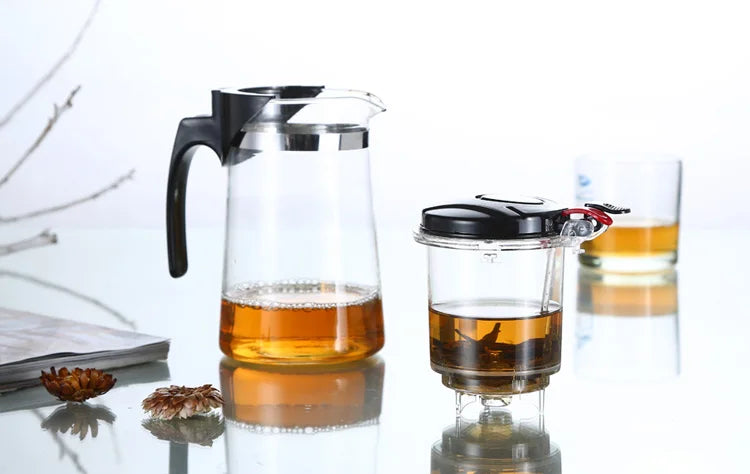 Hitzebeständiger Glas-Teetopf Chinesische Set