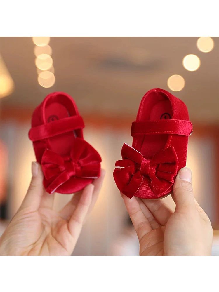 Baby-Prinzessinnen-Schuhe 2025: Flanell Spring-Autumn - First Walker Collection