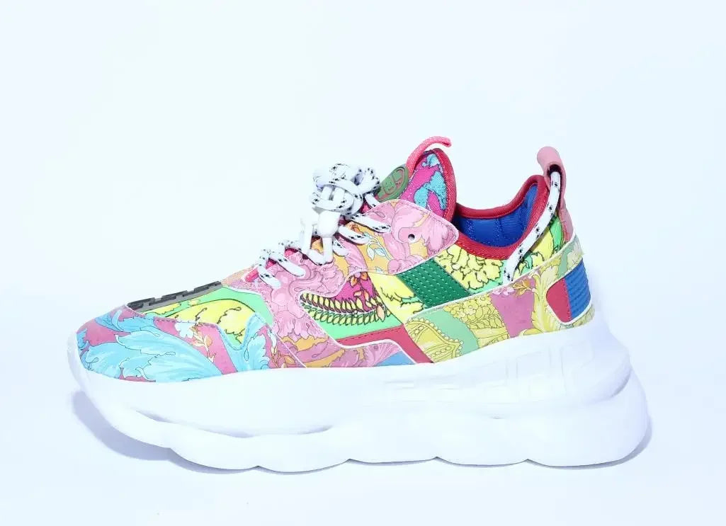 SpeedflyCN Plattform Sneaker Stilvoll Bequem Leicht Robust - Größe Leder Hartplatz