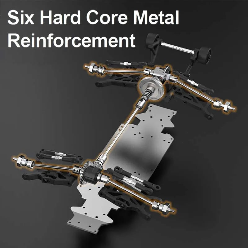 RC-Rennwagen 2025: Teeggi 1:14 High Speed Rc Off-road Car 4WD 100KM/H - Brushless Motor 3S Remote Control Drift Racing Cars Toys For Childrens Gift Collection