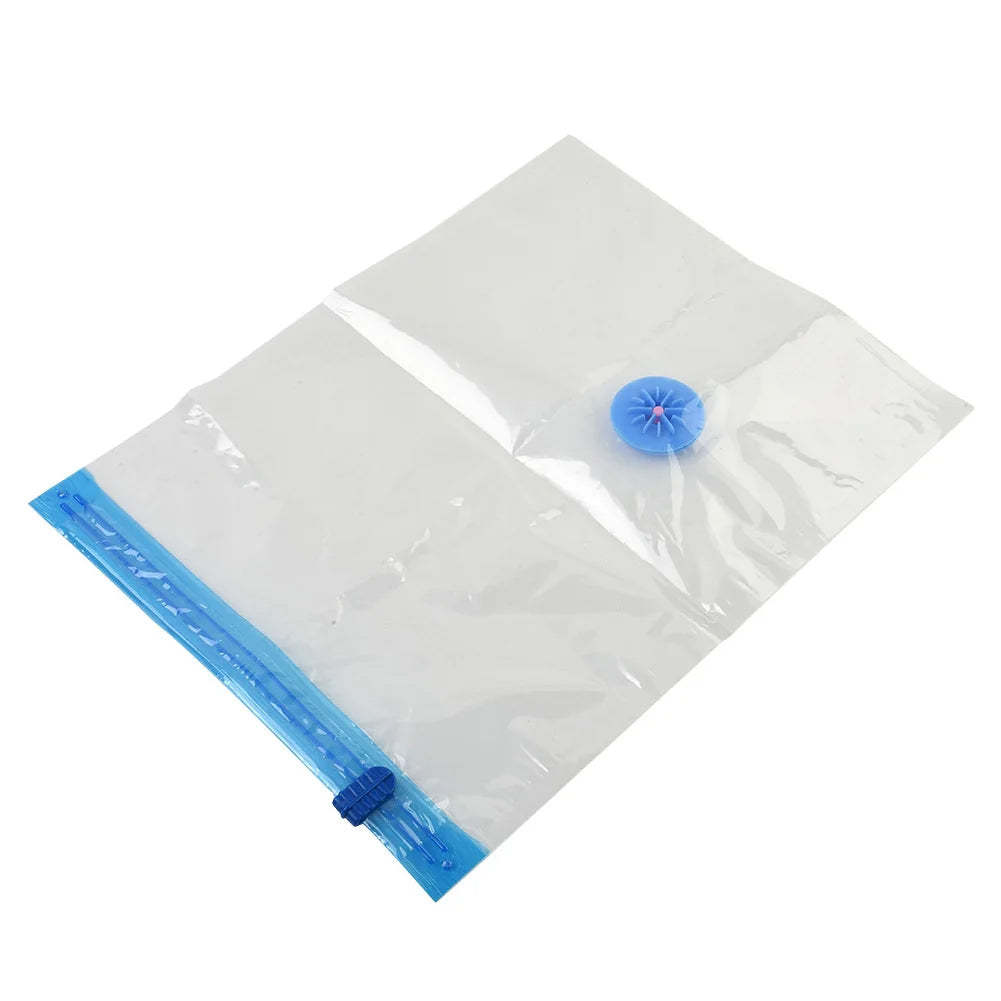 Transparent Vacuum Bag Folding Compressed Space Saving Clothes Storage Vacuum Storage Bag Household 1 Pcs