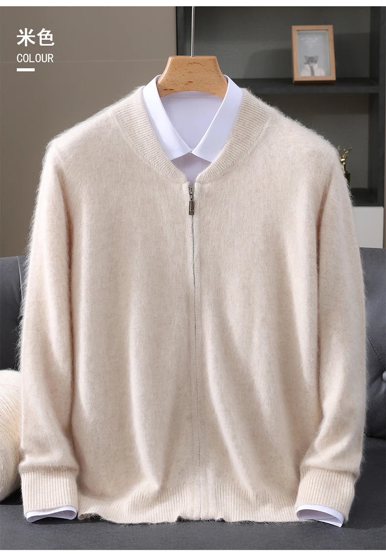 Snaoutofit Stehkragen Reißverschluss - Nerz Kaschmir M