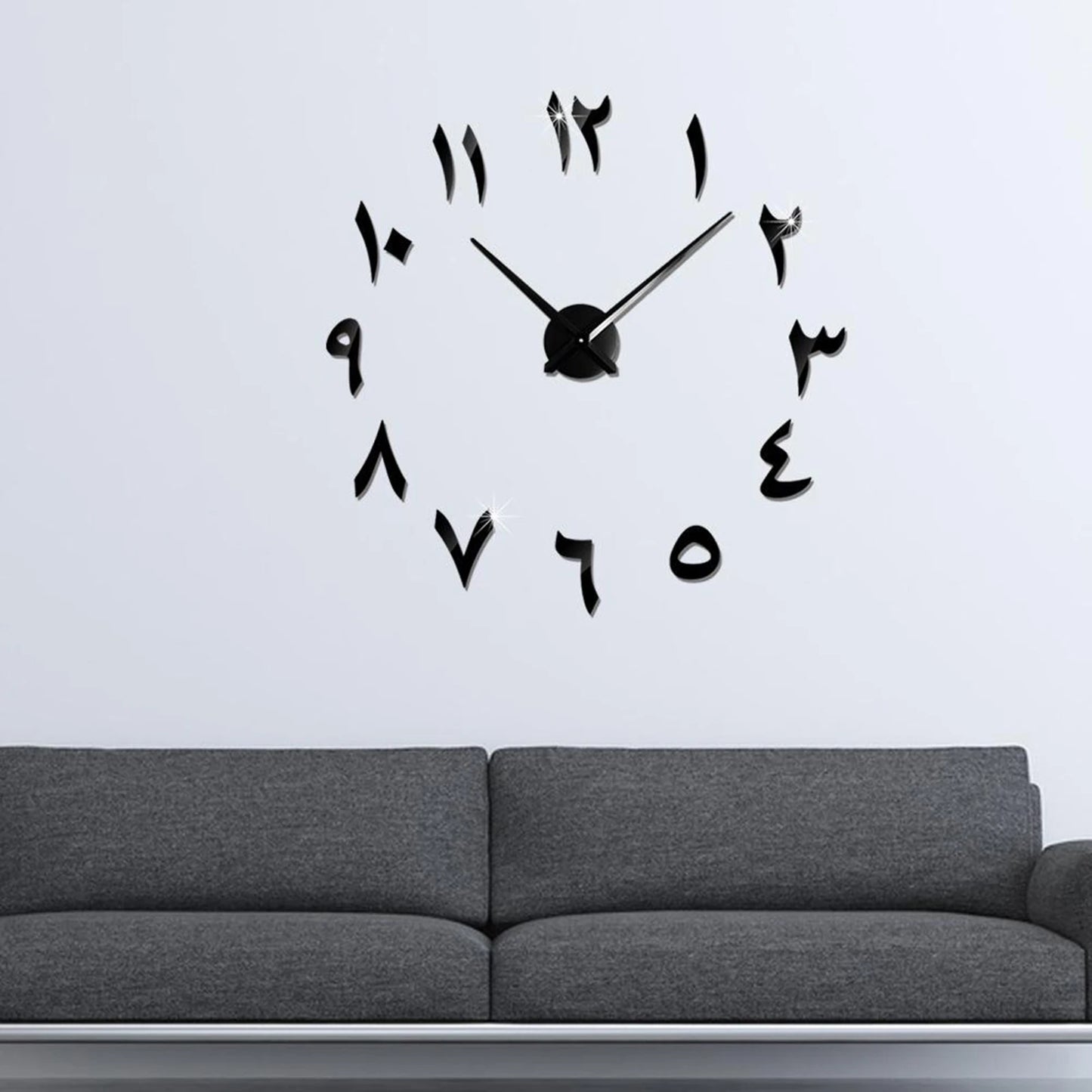 MagiDeal 1050851 3D DIY Wanduhr - Ø80cm Acryl Plastik