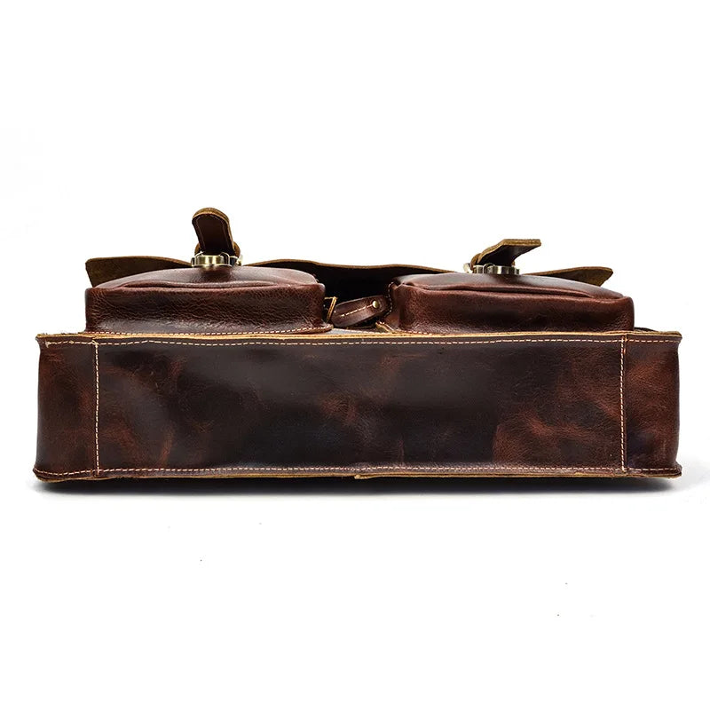 Luufan Aktentasche Rindsleder Business - 16 Zoll, 40x30x10cm