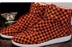 Herren High Top Leder Sneaker - Größe 40-46, Klettverschluss