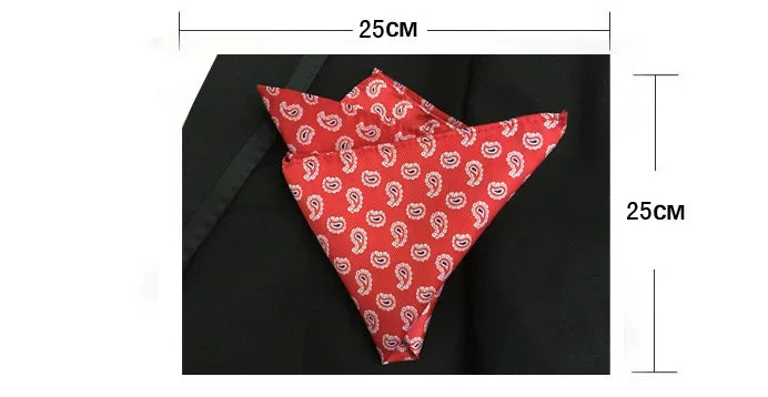 Luxury Mens Ties Floral Black Gold Ties Paisley Grid NeckTie Pocket Square Cufflinks Set Men's Wedding Party Tie