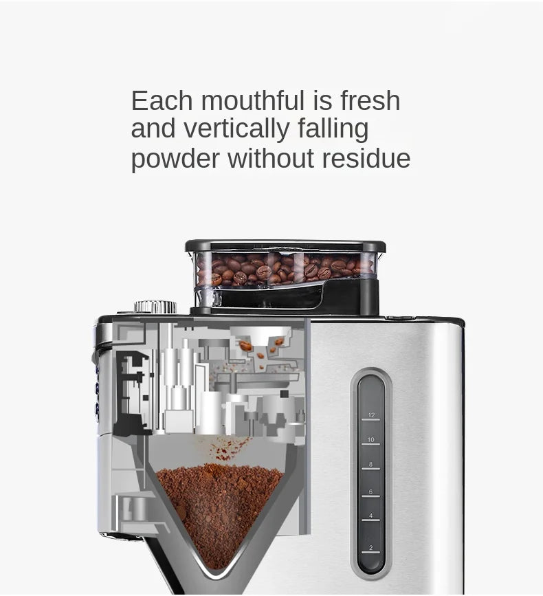Italian American Automatic Coffee Machine Household Coffee Machine 20bar Extraction Concentration Optional Automatic Grinding