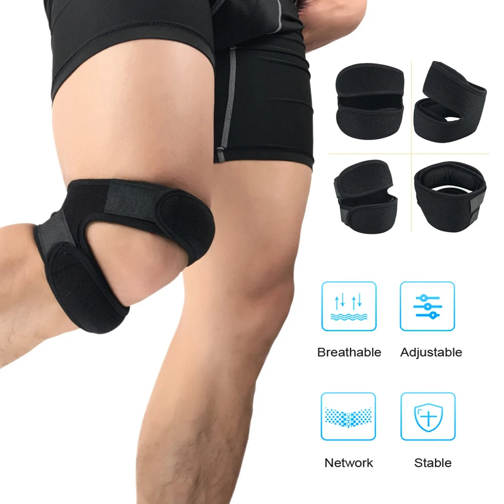 Knie-Bandage 2025: Patella-Strap 3D-Silicone - Pain Relief Collection