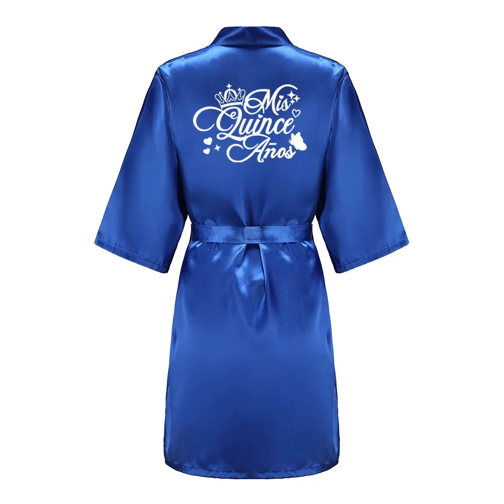 Velenta Quinceanera-Robe Größe M Knie-Länge Polyester