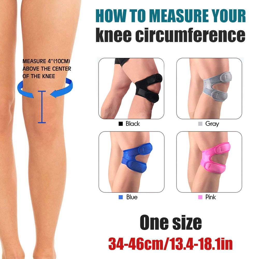 Knie-Bandage 2025: Patella-Strap 3D-Silicone - Pain Relief Collection